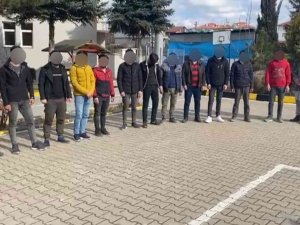 Kastamonu’da 9 Düzensiz Göçmen Yakalandı: 2 Gözaltı