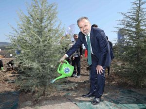 Kültür Başkenti Fidanları Toprakla Buluştu