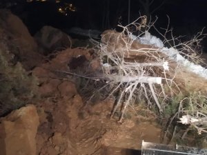 Kastamonu’da Kar Suları Heyelana Sebep Oldu