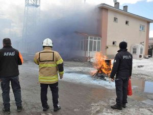Kars’ta Gerçeği Aratmayan Tatbikat