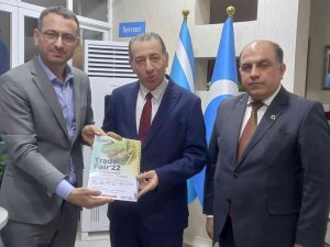 Türkmen Bakan Maruf’tan Tradef’e Destek