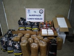 Edremit’te Kaçak Tütün Operasyonu