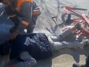Triportörün Çarptığı Bisikletli Çocuk Yaralandı