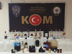 Erzincan’da Sahte İçki Operasyonu