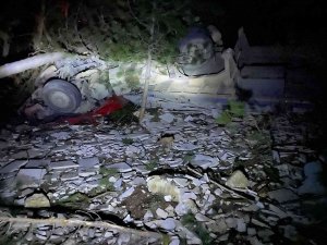 Mermer Yüklü Tır Takla Attı: 1 Yaralı