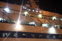 Mavi Marmara Gemisi Samsun’dan Çanakkale’ye Uğurlandı