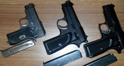 Artvin'den İstanbul'a giden araçta 3 kaçak silah 31 mermi yakalandı