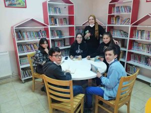 Kütüphane Haftası’nda Öğrenciler Kitapla Buluştu