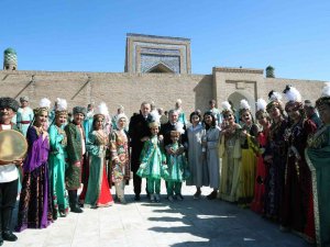 Cumhurbaşkanı Erdoğan, Özbekistan’da Tarihi Hive Kentini Gezdi