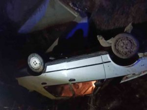 Yoldan Çıkan Otomobil Ters Döndü, 1 Kişi Hayatını Kaybetti