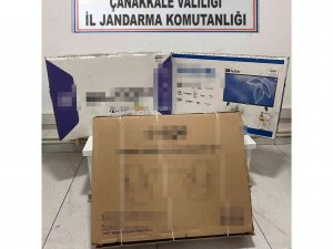 Marketten Televizyon Çalan Hırsız Yakalandı