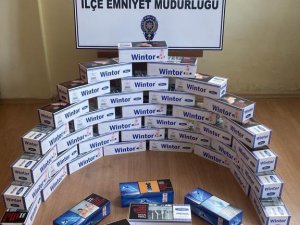 Eğirdir’de İş Yerinde 8 Bin 800 Adet Makaron Ele Geçirildi