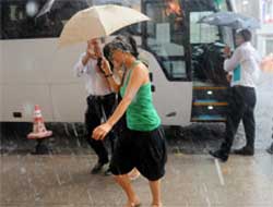 Yağmur Marmara'yı vurdu