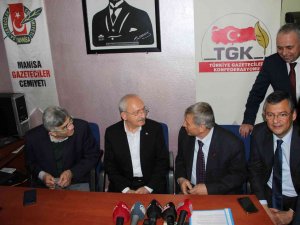 Chp Genel Başkanı Kılıçdaroğlu Manisa Gazeteciler Cemiyetini Ziyaret Etti