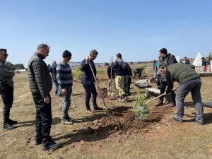 Kurtuluşunun 100. Yılında Demirci Akıncılar Anıtının Olduğu Alan Ağaçlandırıldı