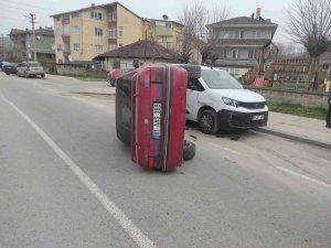 Direksiyonda Kan Şekeri Düşünce Aracıyla Takla Attı