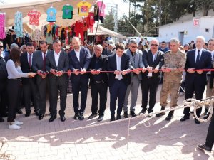 Polateli İlçesinde İlk Kez Halk Pazarı Açıldı