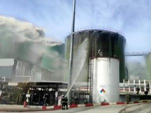 İ̇tfaiye Ekiplerinin Tatbikatı Gerçeği Aratmadı