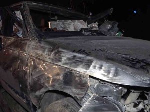 Defalarca Takla Atan Lüks Cip Hurdaya Döndü: 2 Yaralı