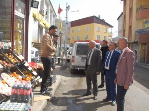 Mhp İ̇l Başkanı Güngöralp’tan Çatak Esnafına Ziyaret