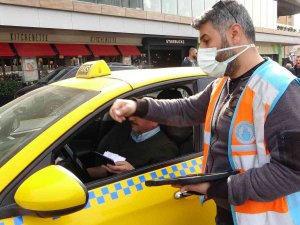 Taksim’de Ticari Taksi Denetiminde Ceza Yağdı