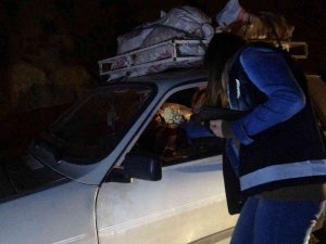 Polis Uygulamasını Ellerindeki Çekirdeklerle Takip Ettiler