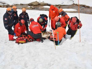 Uludağ’da ’’2022 Çığ Önlemleri Ve Müdahale Tatbikatı’’ Gerçeğini Aratmadı