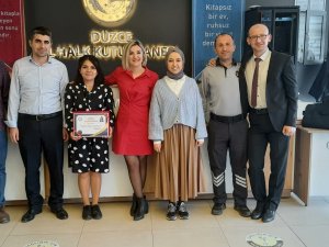 Yoğun Çalışmalardan Ötürü Teşekkür Belgesi Verildi