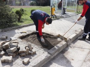 Kaldırımlara Bahar Bakımı