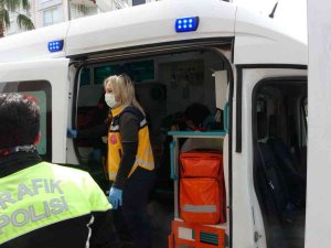 Kontrolden Çıkan Ticari Araç Refüjdeki Palmiyeye Çarptı: 3 Yaralı