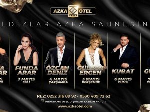 Azka Otel’de Yıldızlar Geçidi