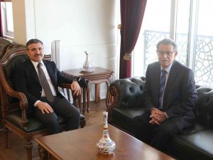 Prof. Dr. Sami Güçlü, Vali Atay İle Bir Araya Geldi