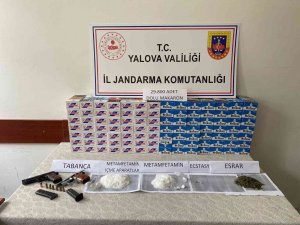 Yalova’da Uyuşturucu Ve Kaçak Sigara Operasyonları