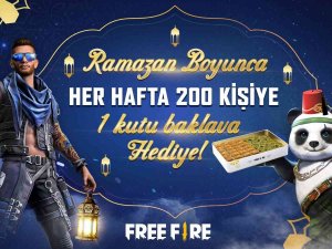 Türk Baklavası Free Fire Ödül Listesinde