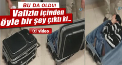 Gürcü kadın valizin içinde Türkiye'ye girerken yakalandı VİDEO İZLE
