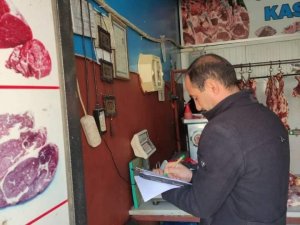Diyadin’de Kasaplarda Denetim Yapıldı