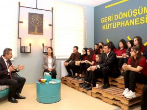 Aslan, Lise Öğrencileriyle Buluştu