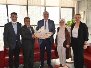 Bal Üreticilerinden Başkan Ergün’e Teşekkür Ziyareti