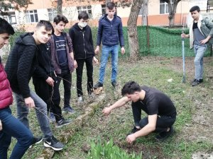 Okul Bahçeleri Meyve Fidanlarıyla Zenginleşiyor
