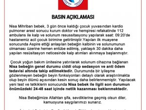 Nisa Mihriban Bebeğin Tedavi Gördüğü Hastaneden Açıklama