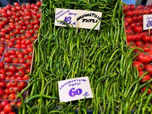 Biberde Fiyat Etiketi Grama Döndü