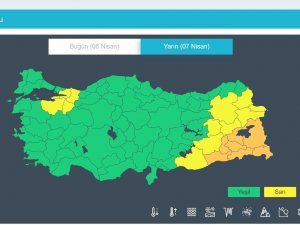 Meteoroloji’den Gök Gürültülü Sağanak Yağış Uyarısı