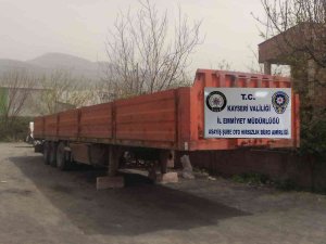 Kayseri’de Çalınan Dorse Hatay’da Bulundu