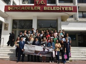 Başkan Çelik Erasmus Öğrencilerine Kırsal Hizmetlerini Anlattı