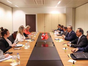 Dışişleri Bakanı Çavuşoğlu, Kanadalı Mevkidaşı Joly İle Bir Araya Geldi