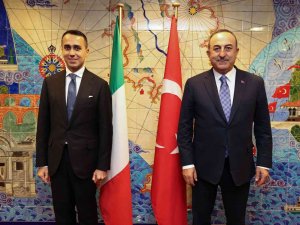 Dışişleri Bakanı Çavuşoğlu, İ̇talyan Mevkidaşı Di Maio İle Bir Araya Geldi
