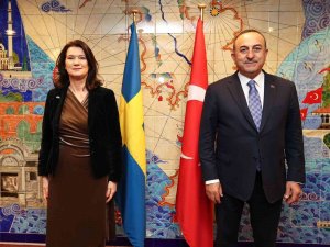 Dışişleri Bakanı Çavuşoğlu, İ̇sveç Dışişleri Bakanı Linde İle Bir Araya Geldi