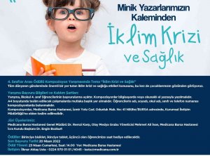’İ̇klim Krizi Ve Sağlık’ Kompozisyon Yarışması Başladı