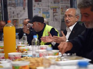 Chp Lideri Kılıçdaroğlu, İşçilerin İftar Sofrasına Konuk Oldu