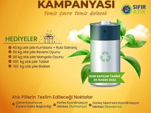 Balıkesir Büyükşehir’den Ödüllü Atık Pil Toplama Kampanyası